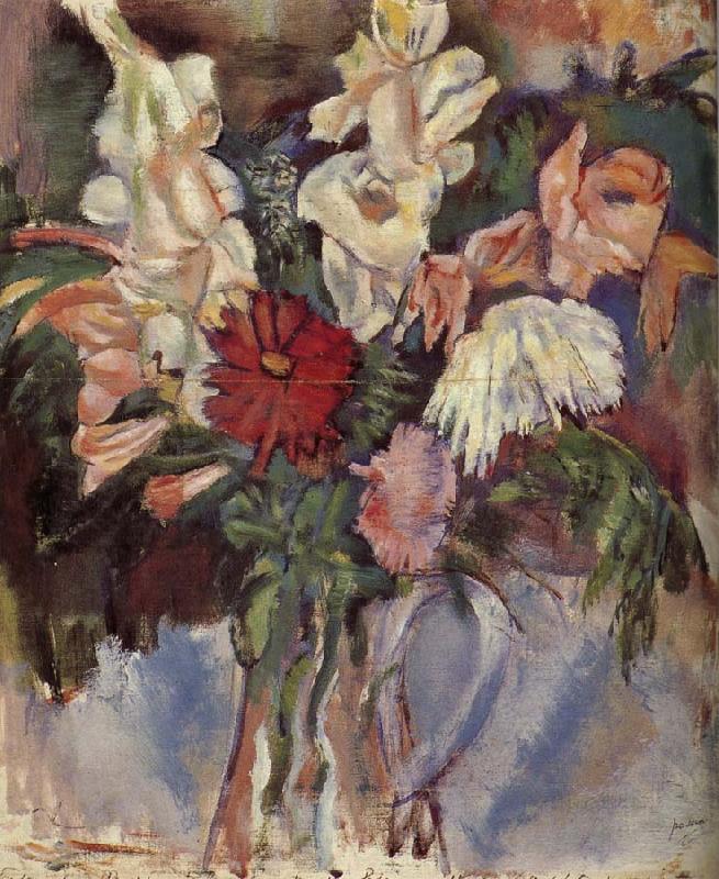 Jules Pascin Flower and vase Spain oil painting art